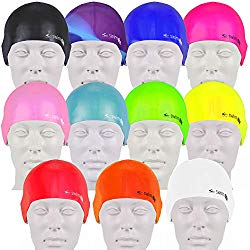 Triathlon swimming caps