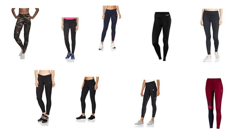 Feature image for women's running tights as in the blog post
