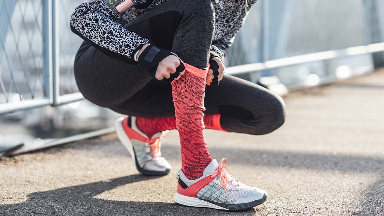 Womens Running Socks 3 Pack More Mile Endurance Multi 