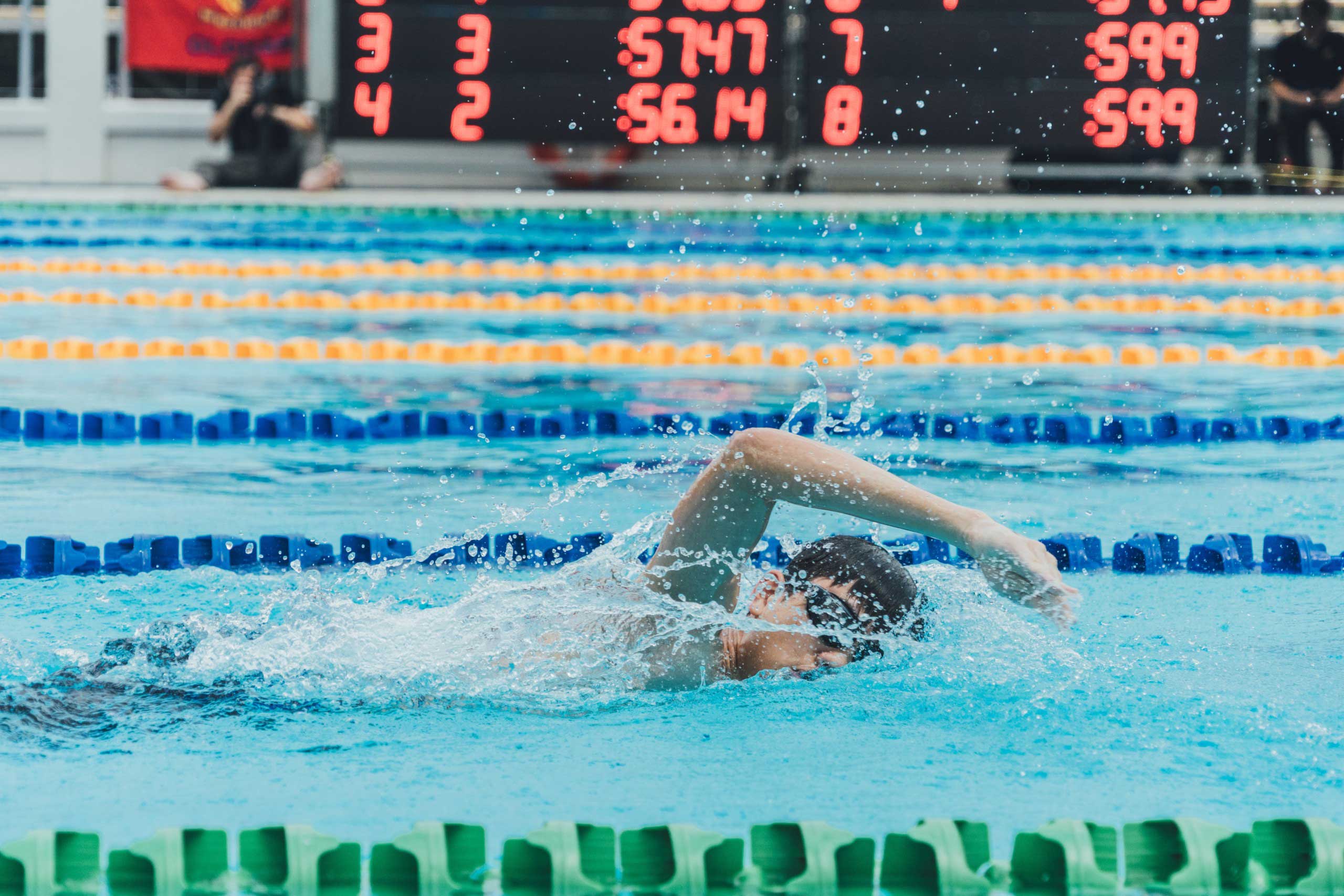 Man swimming