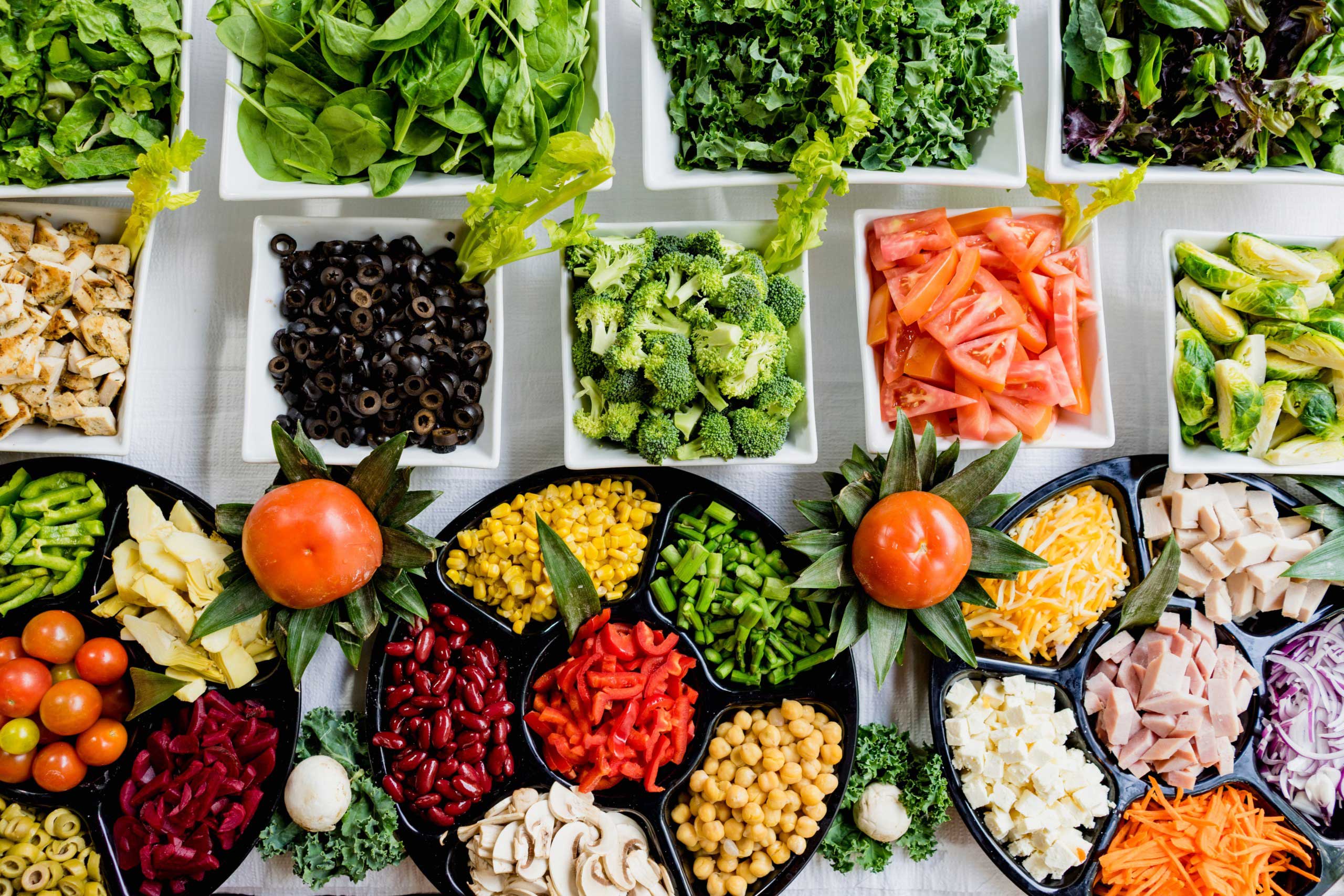 Selection of fruit and veg