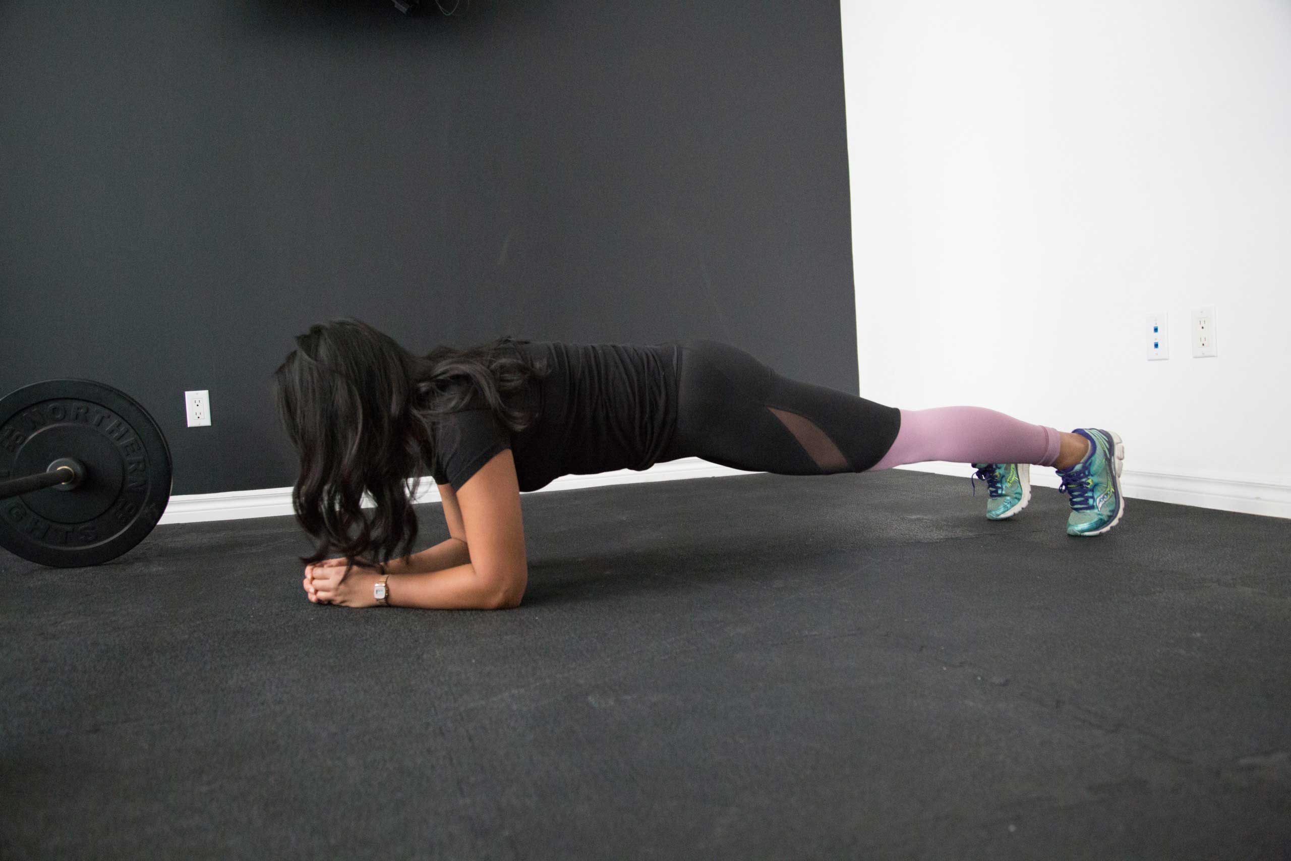 Woman doing a plank