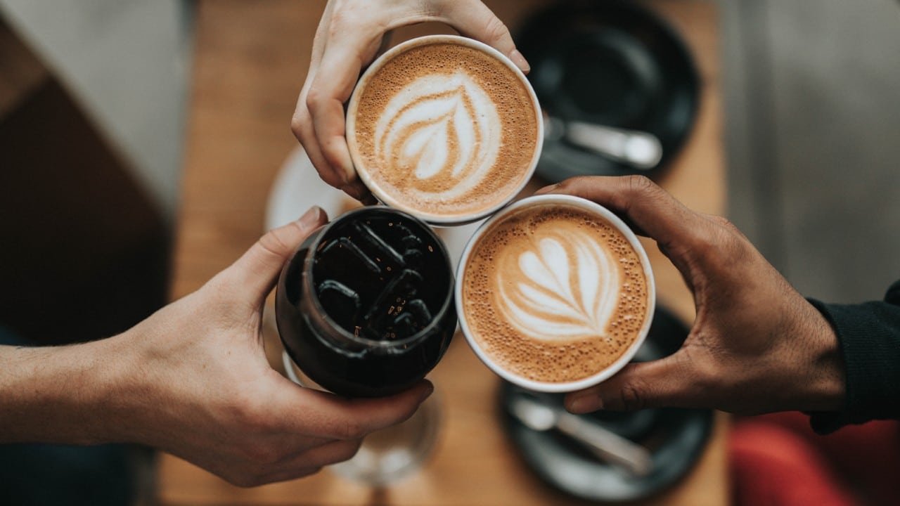 Group of people drinking coffee