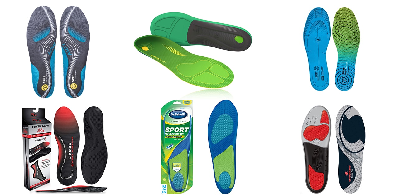 running inserts for high arches