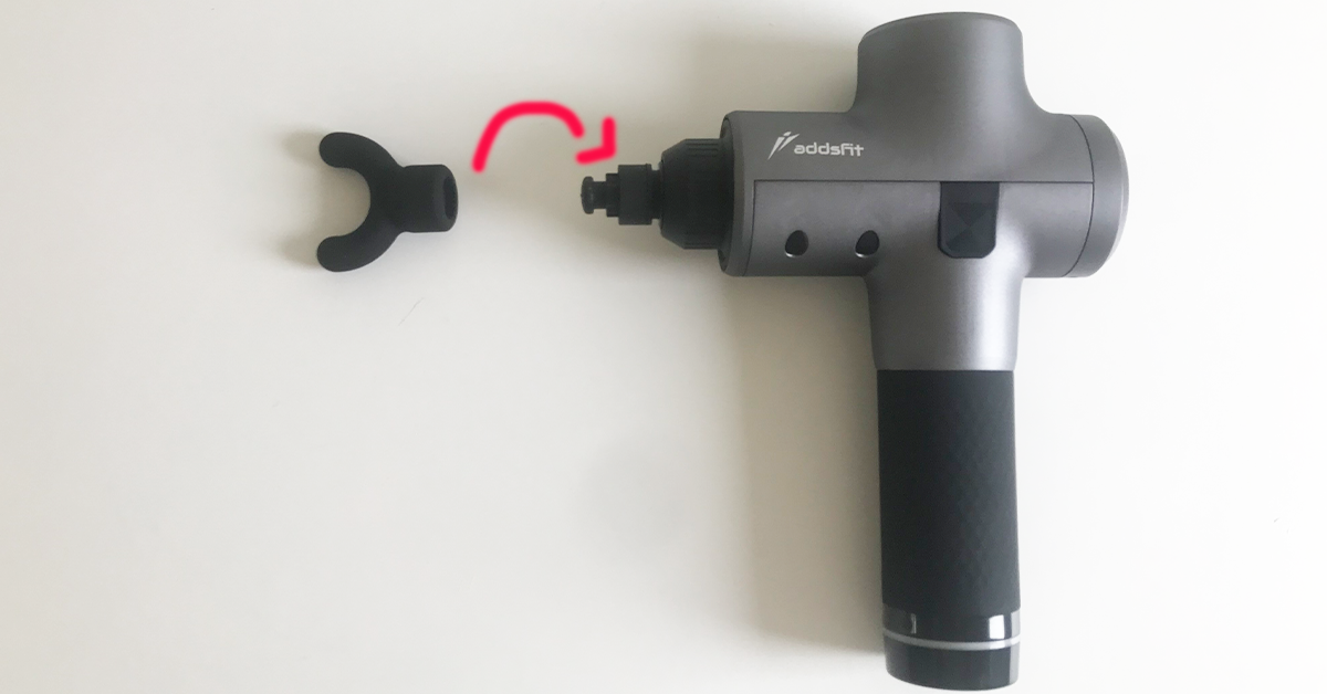 Addsfit massage gun how to use attachments