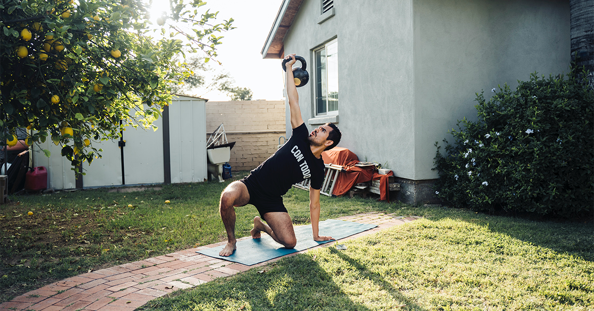 Man working out 